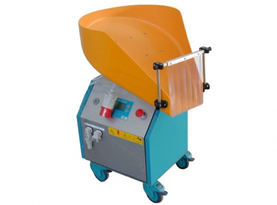 DUCK | Beispiel mit Vorrichtung für den langsameren Fall der Stücke