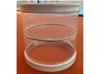 BFM Verbinder Seeflex 040E SS DN 250 x L 200 | weißer Schnappring