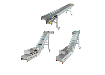 Förderbänder mit Metall-Gliedergurt Förderbänder mit Metall-Gliedergurt